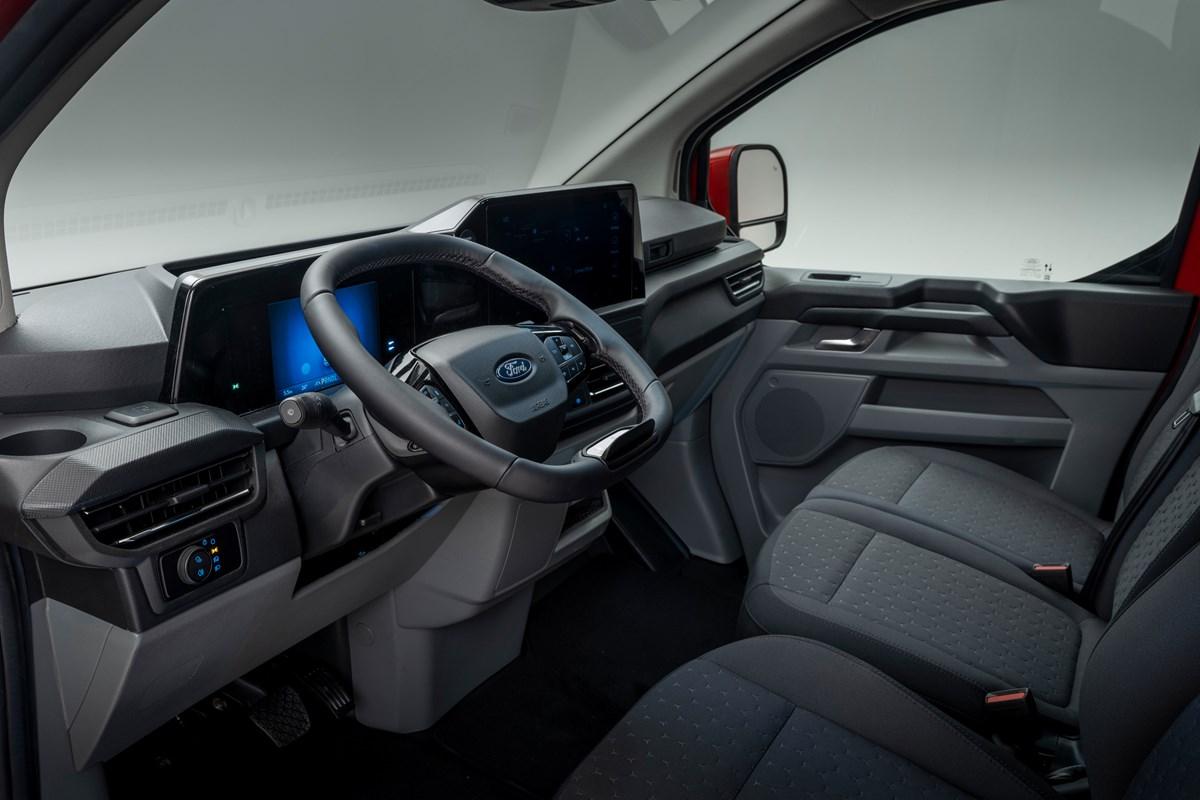 New Ford E-Transit Custom is a 'high-tech business hub' with 236-mile range