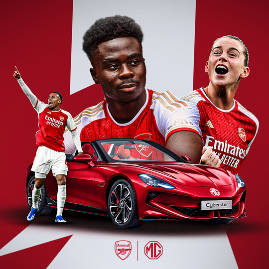 MG joins forces with Arsenal