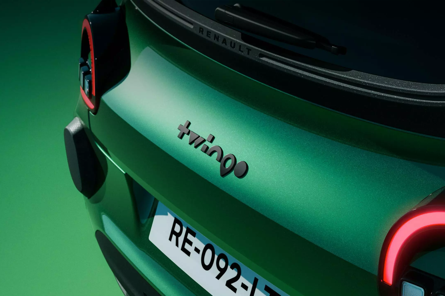 rear badge of the Renault twingo