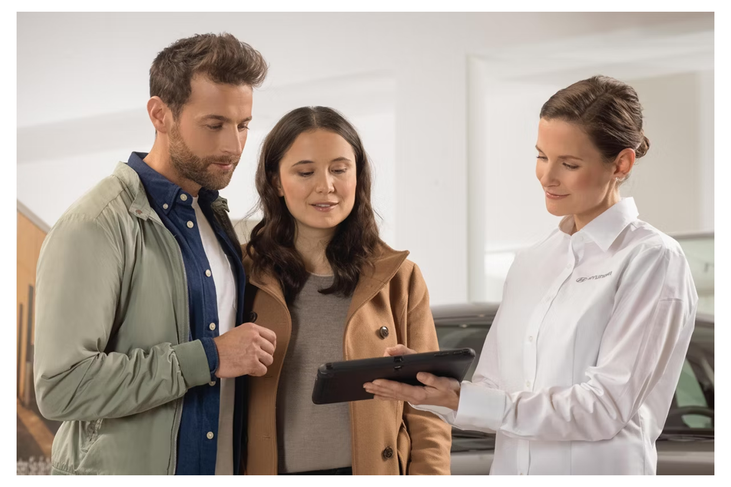 People Looking at iPad