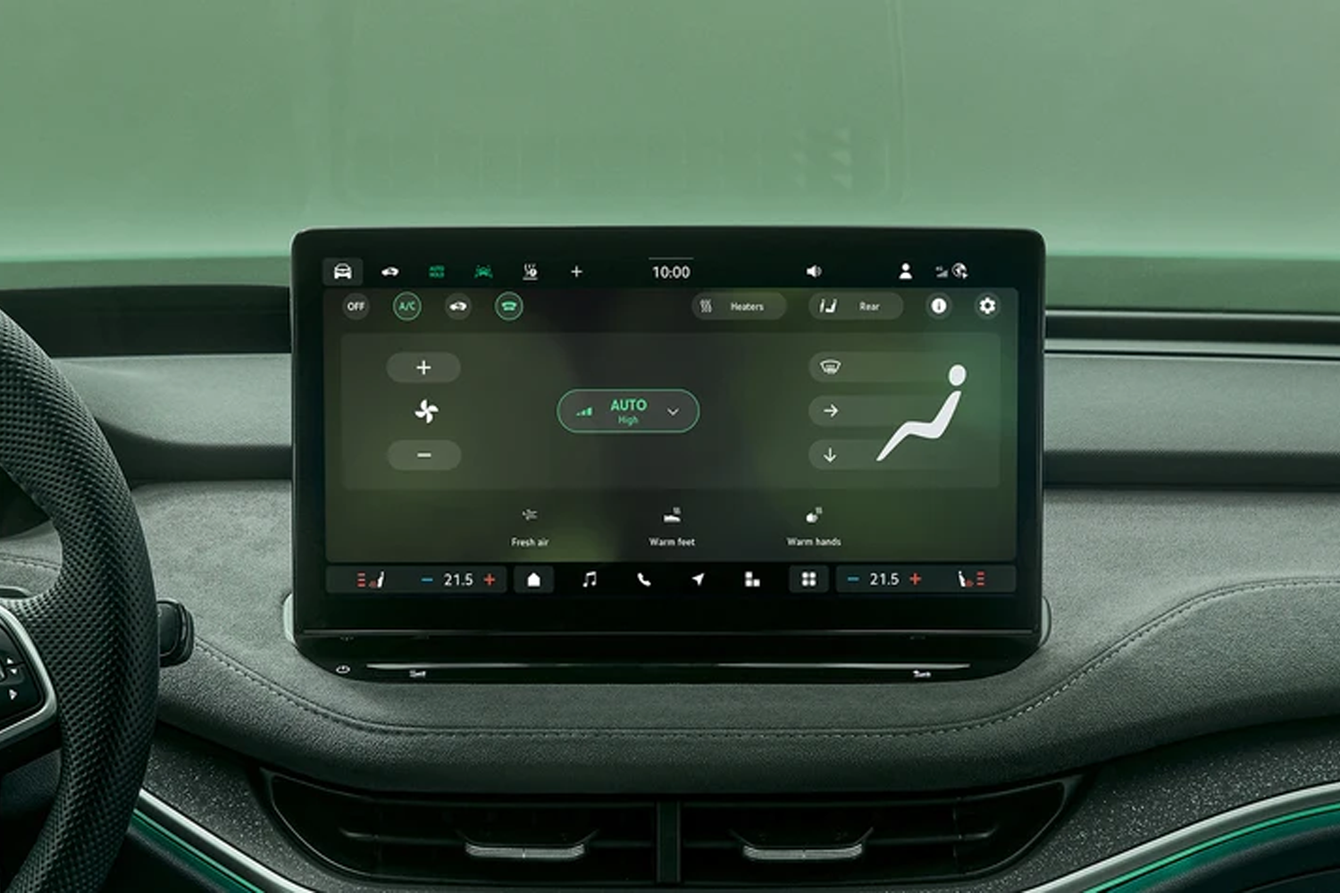 media screen in the new skoda enyaq