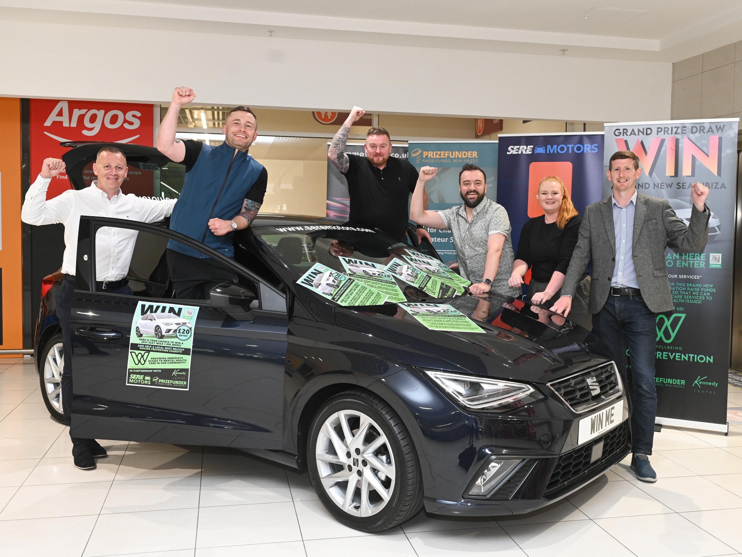 Charity Car raffle Black SEAT Ibiza