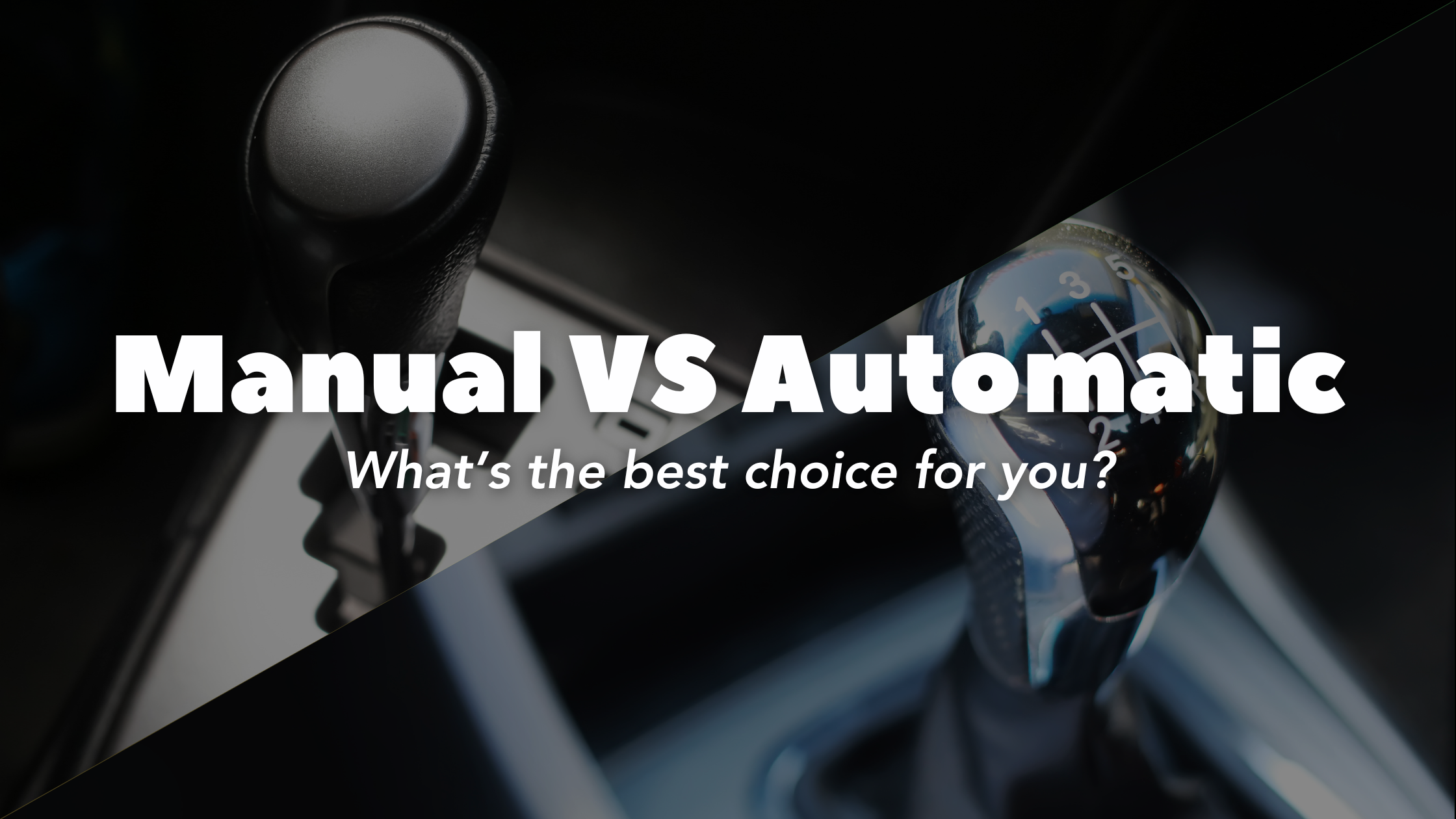 Should you choose a manual or an automatic car?