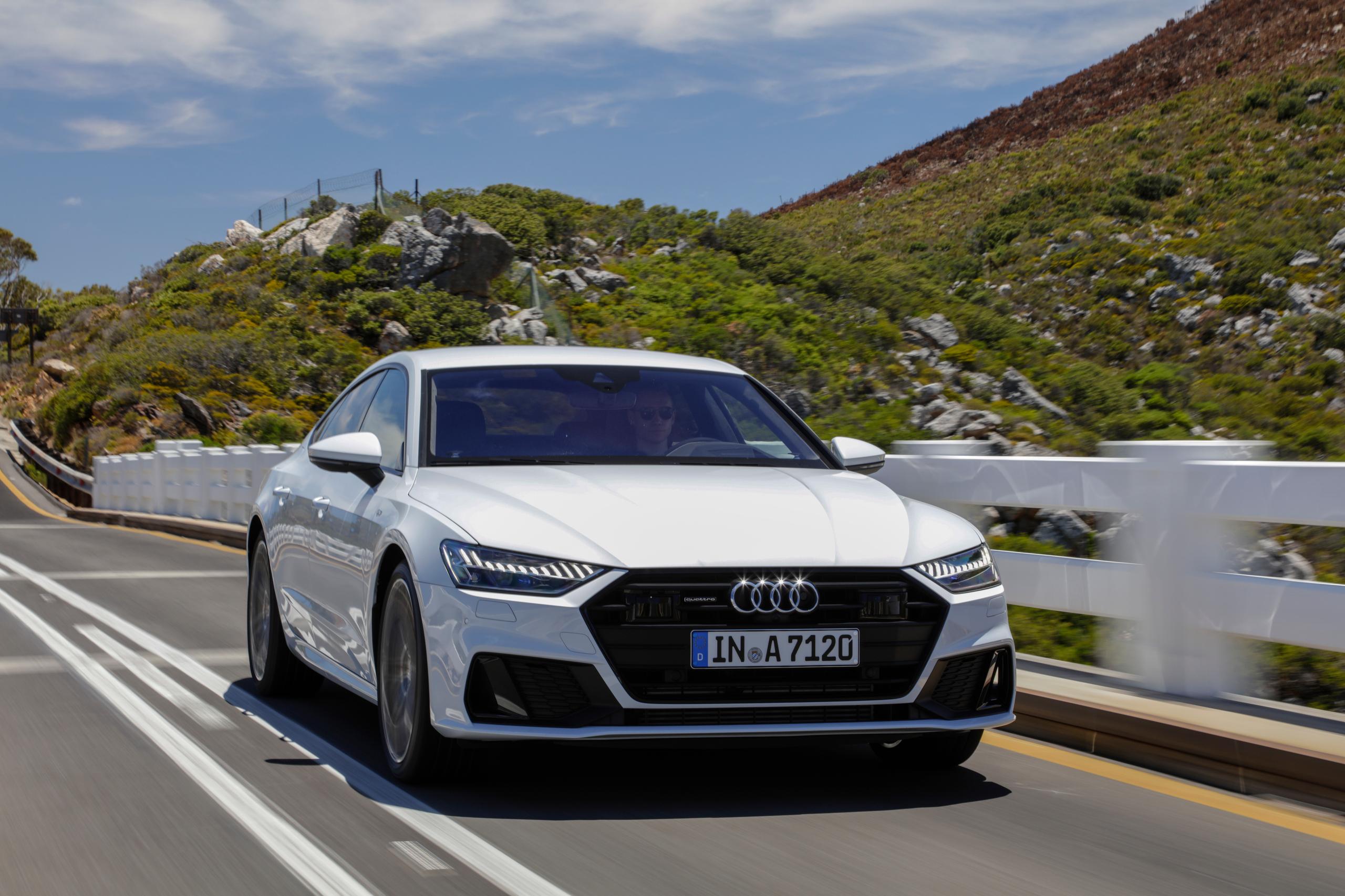 Audi A7 Front Side View