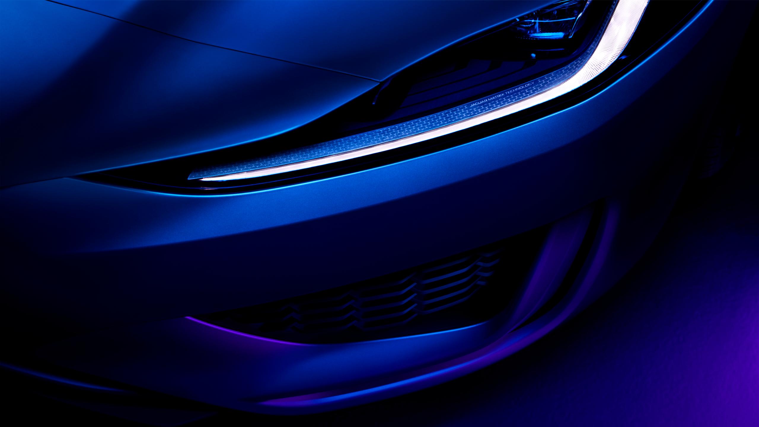 Jaguar XF LED headlights