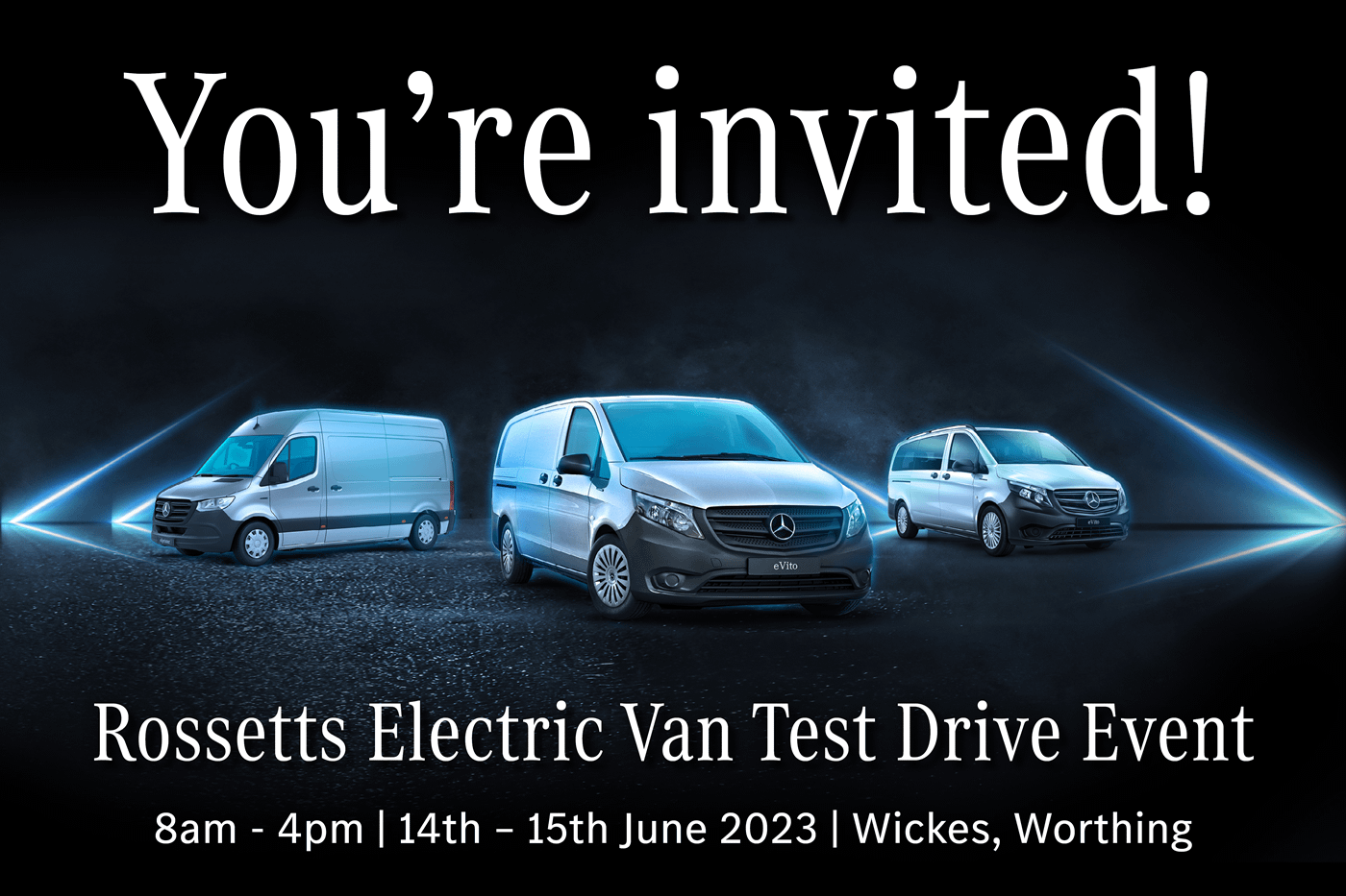 Rossetts Electric Van Test Drive Event