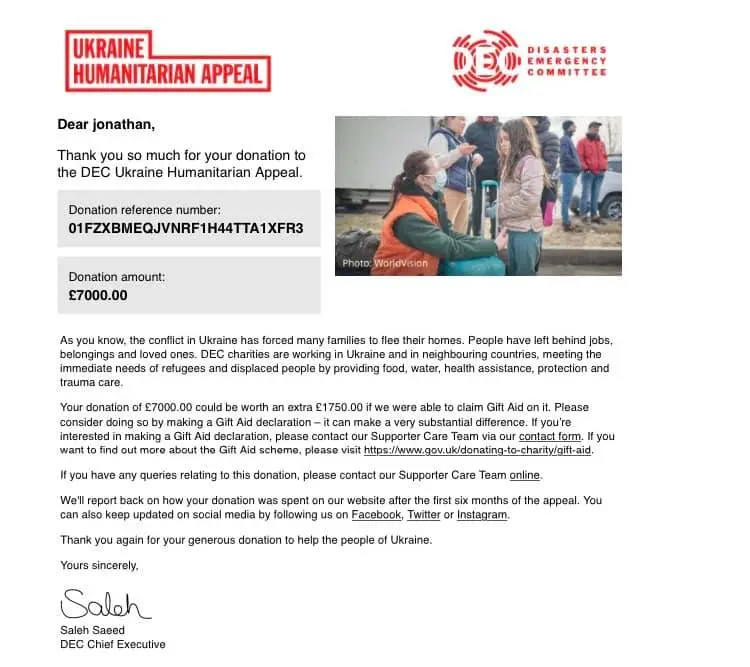 Donation
