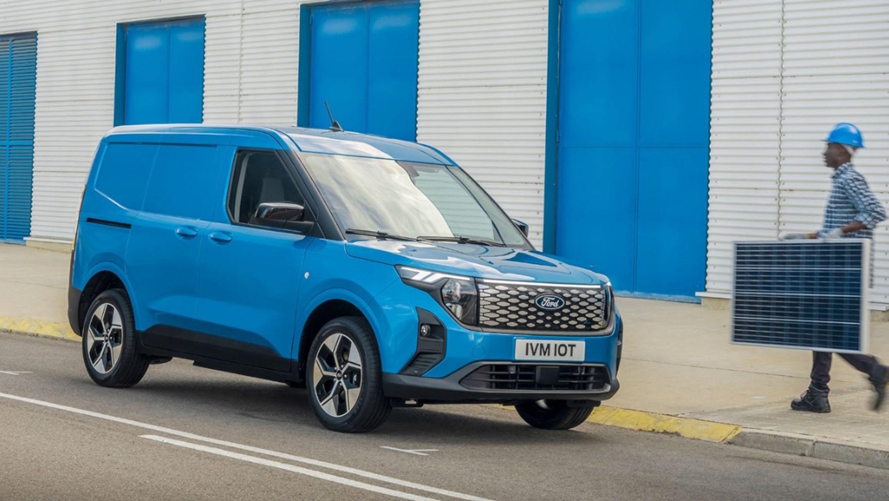 blue ford transit