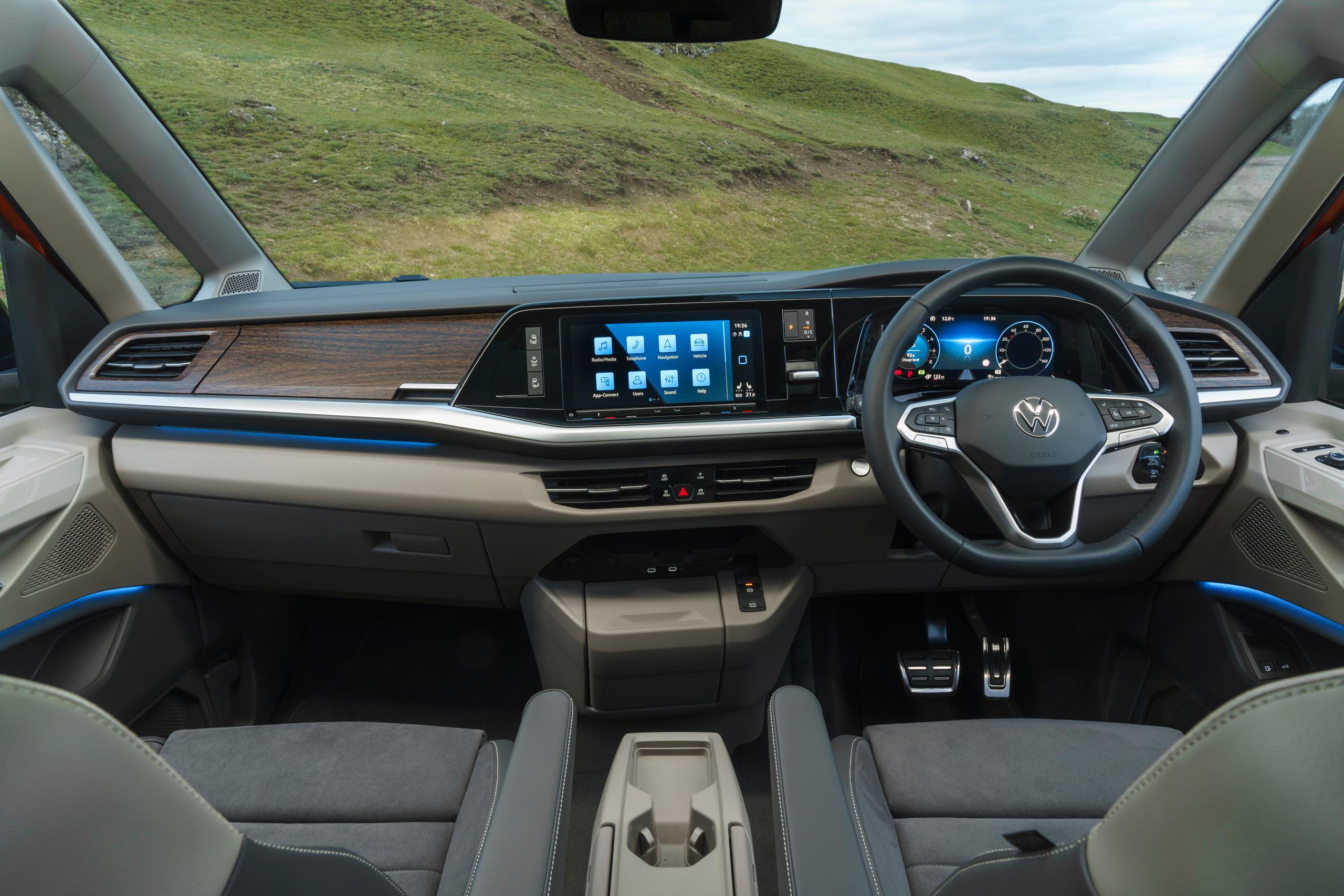 interior of vw id buzz