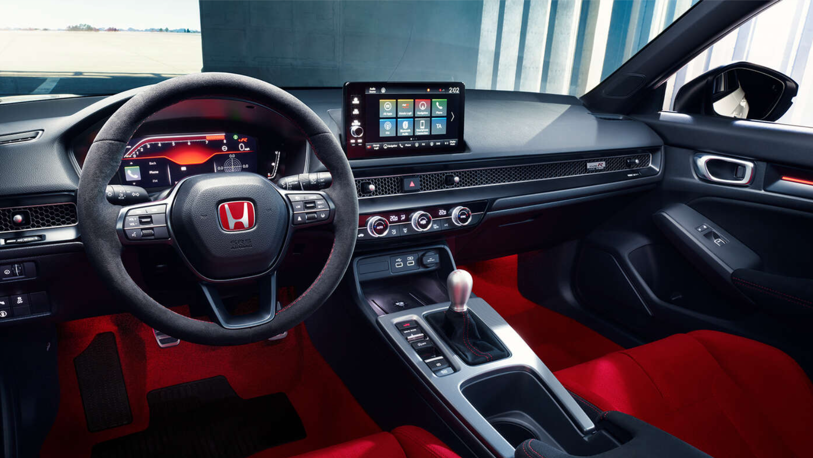 Civic Type-R Driver Cockpit and infotainment system