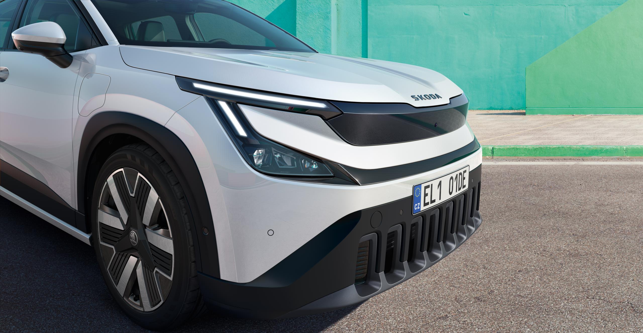 Coming Soon: The new, all-electric Škoda Epiq.