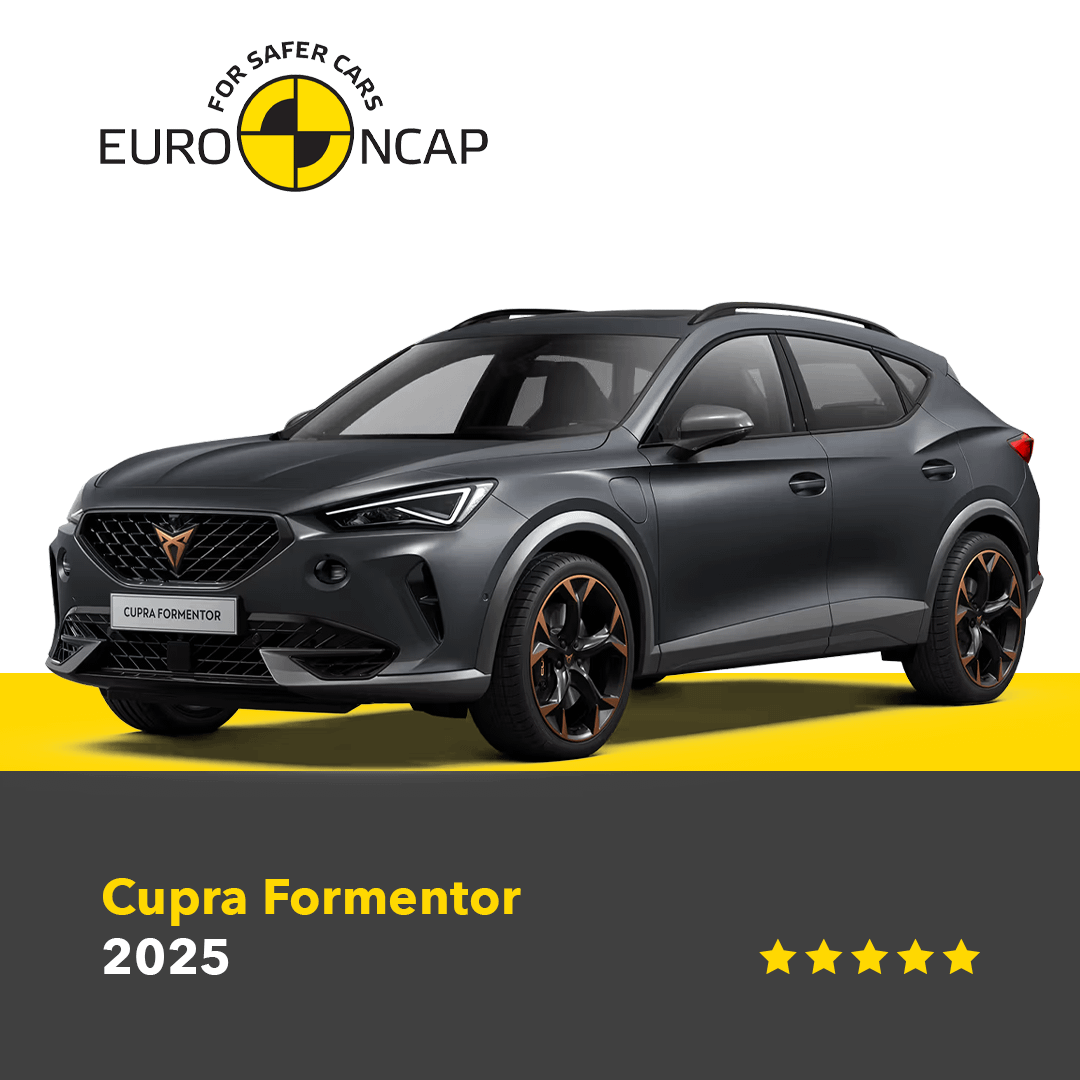 Cupra Formentor Euro NCAP 5 Star Rating