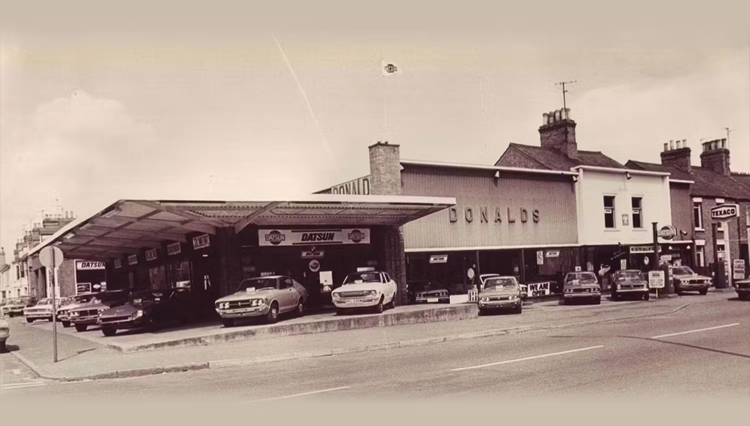 Exterior of Donald's Garage