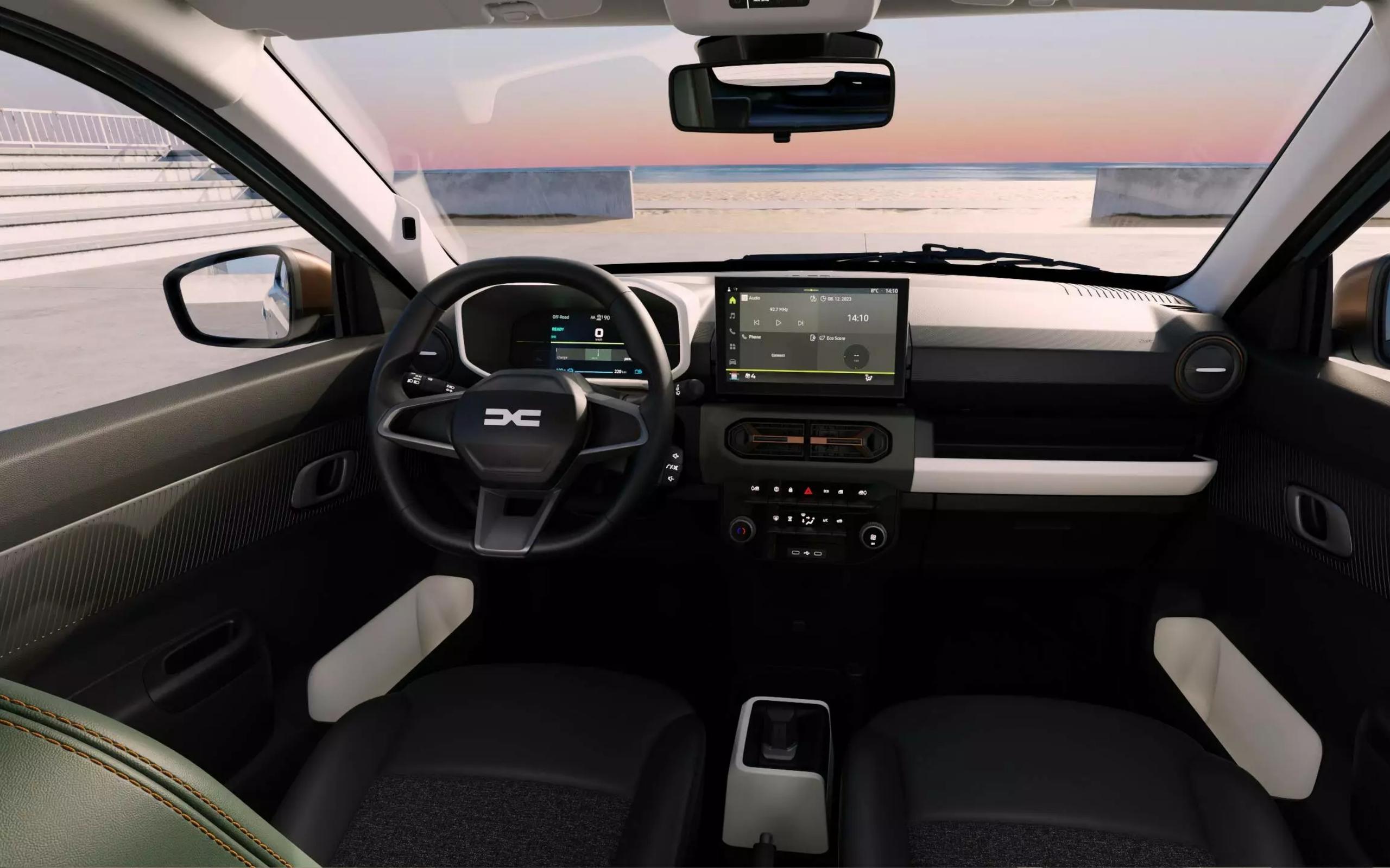 Dacia Spring Dashboard Interior | Gravells