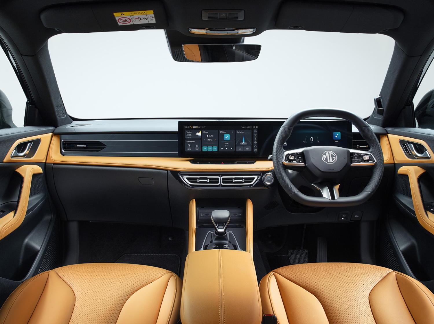MG HS Hybrid+ interior and dashboard