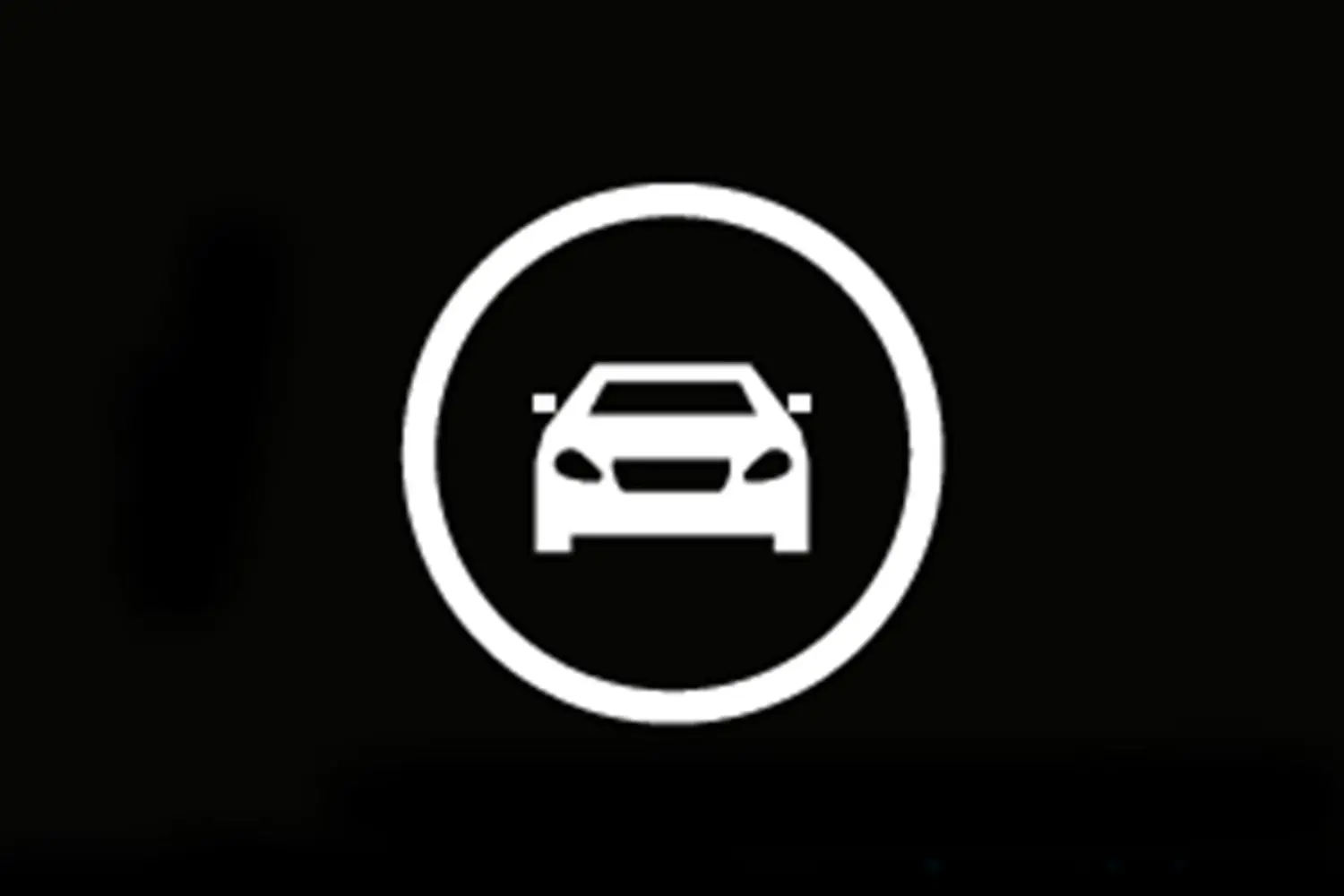 vehicle icon inside a circle