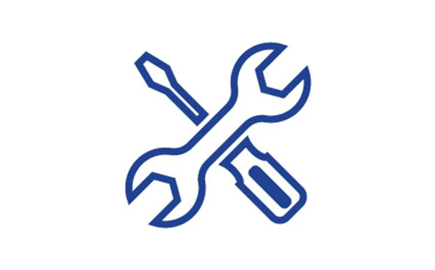Spanner and screwdriver icon png