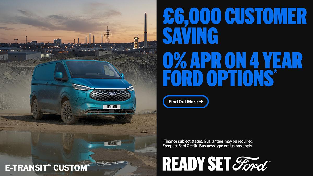 0% APR on E-Transit Custom