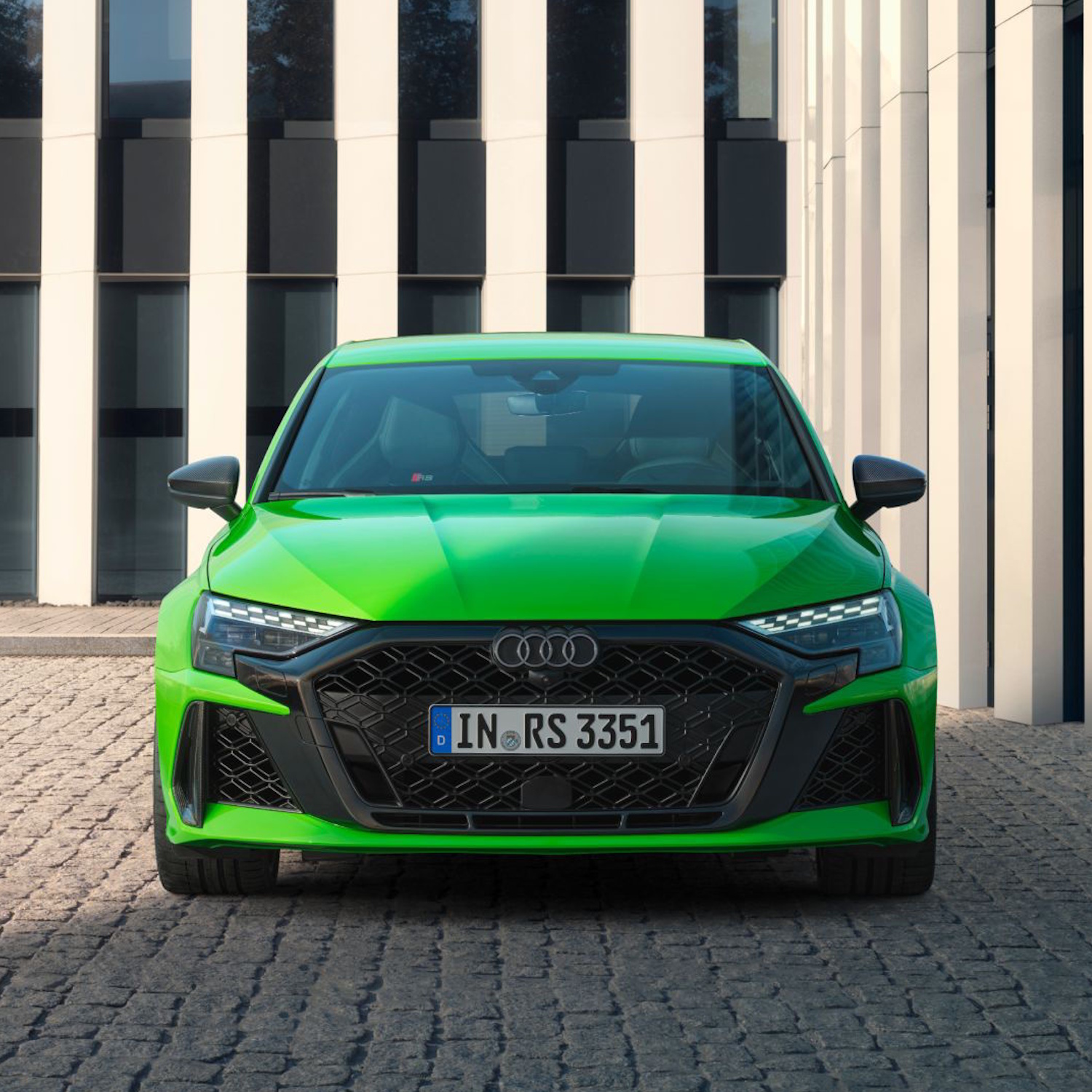 Green Audi RS3 Sportback