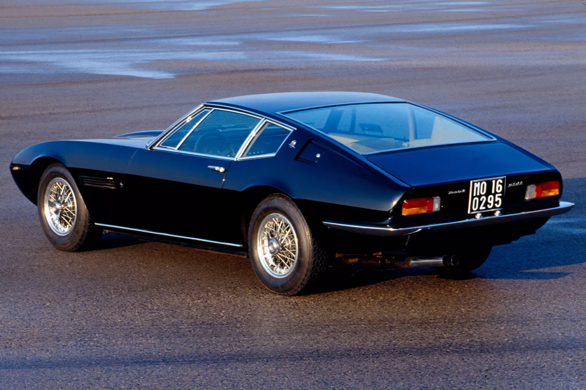 blue maserati