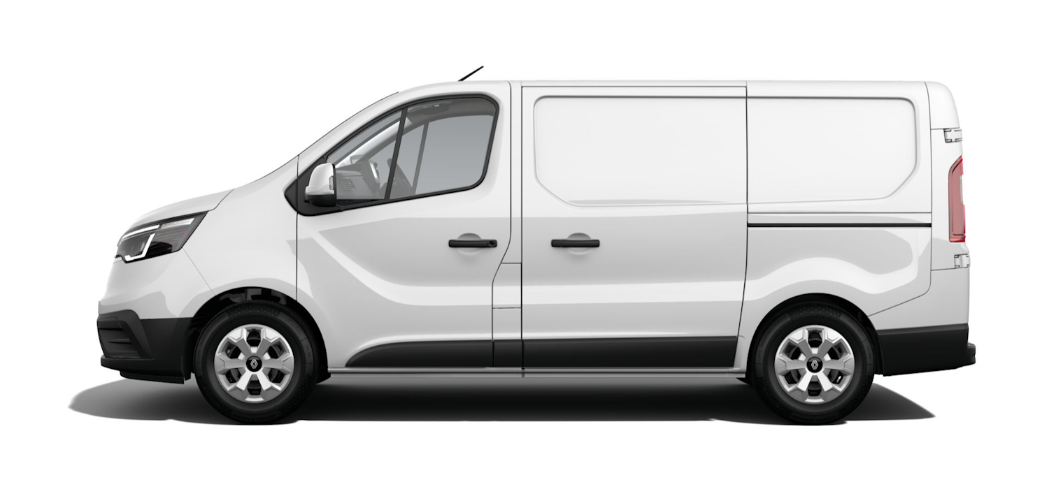 renault trafic white