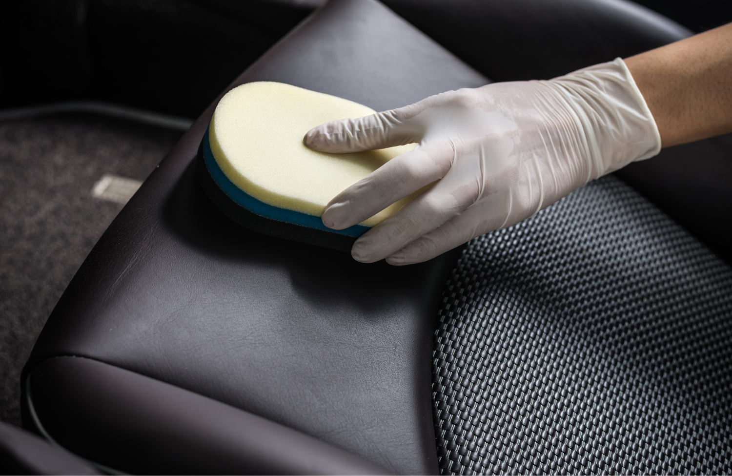Leather seat