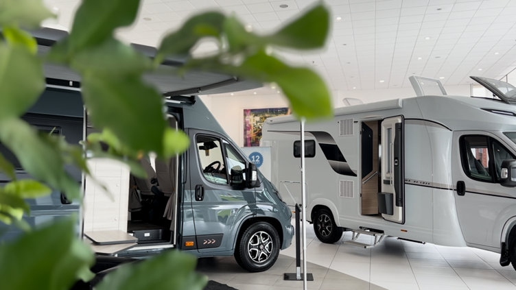 Inside showroom