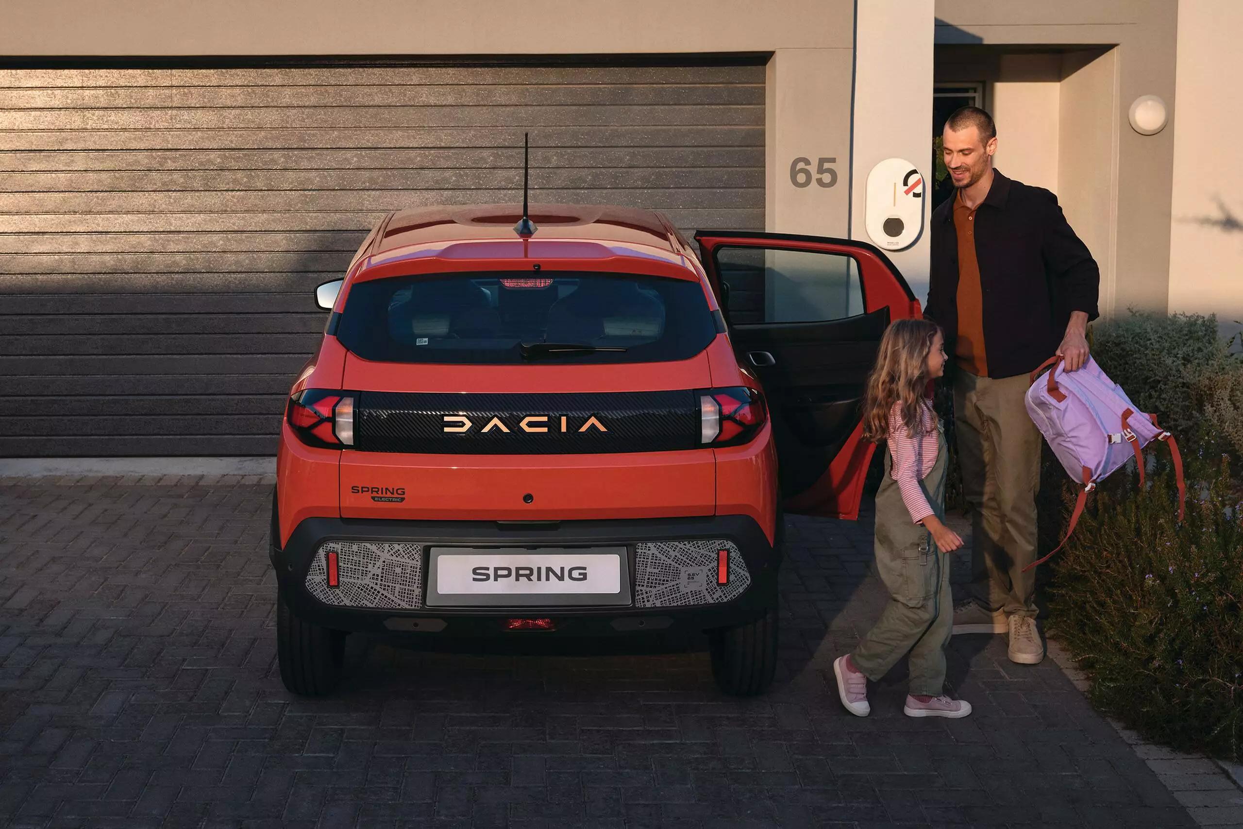 rear of dacia spring