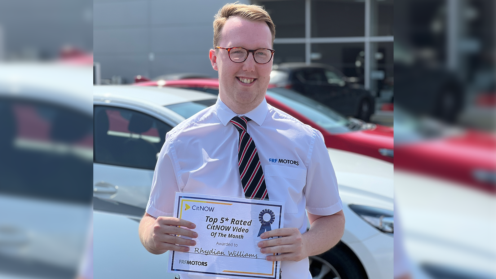Rhydian Williams, Sales executive at FRF Mazda Swansea