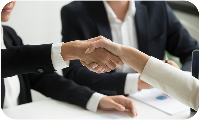 Business handshake