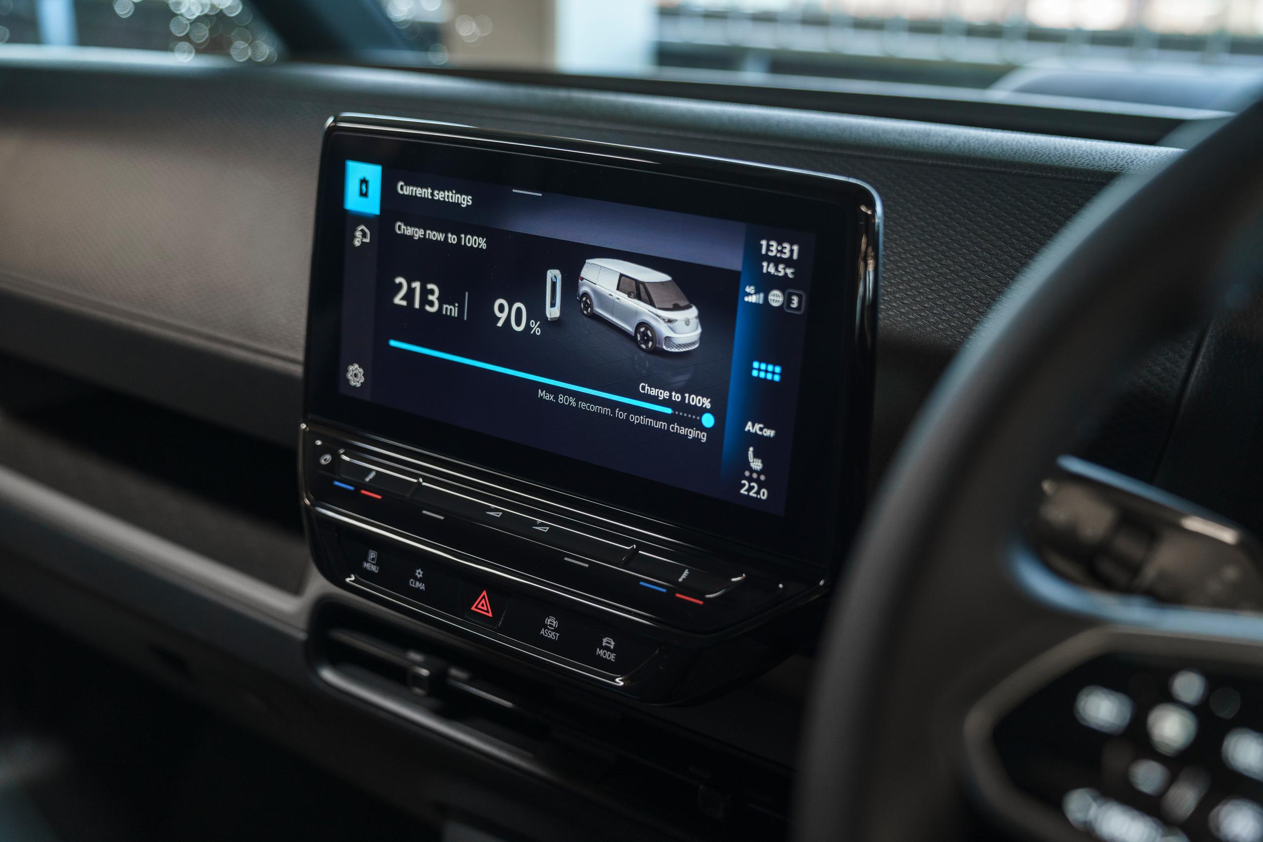 VW ID. Buzz Cargo Infotainment System