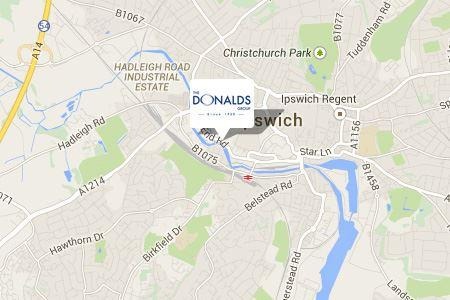 Map showing location of The Donalds Group Ipswich