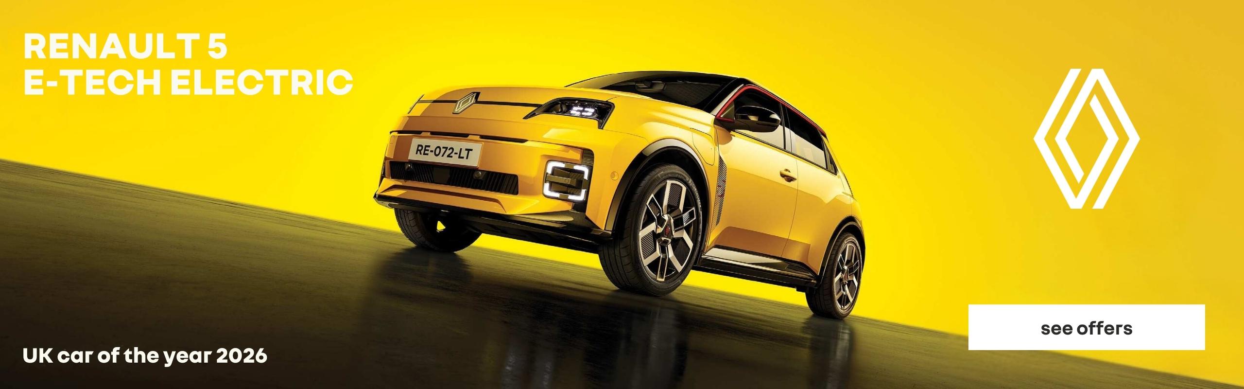 New Renault 5 PCP Offer at Gravells