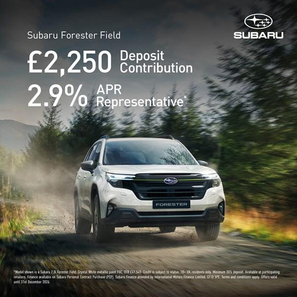 THE FORESTER. MADE FOR MORE.  FORESTER LIMITED PCP OFFER