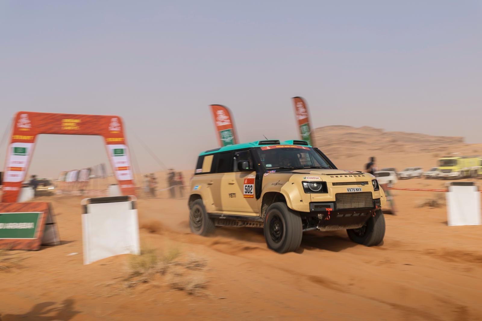 Land Rover Defender at Dakar Rally