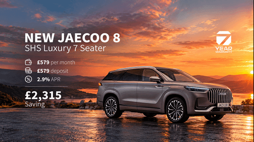 JAECOO 8 Luxury <br> 7 Seater | PCP