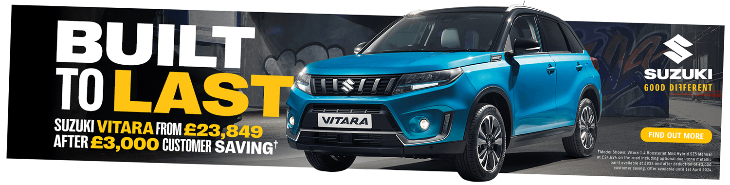 Suzuki Vitara Hybrid, Ipswich, Suffolk, John Banks Suzuki