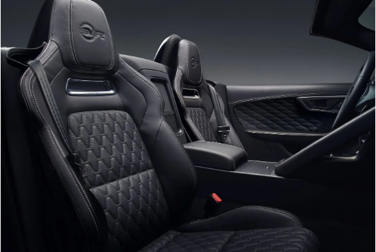 Jaguar F Type black interior