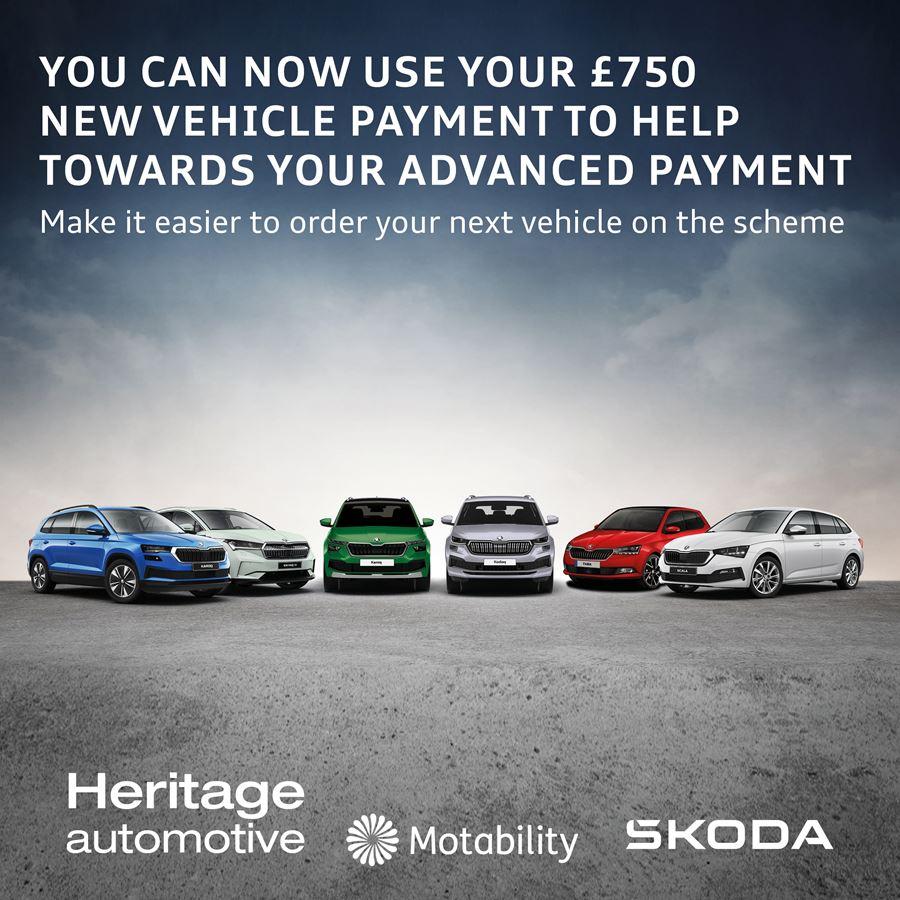 Heritage SKODA £750 New Vehicle Payment Offer