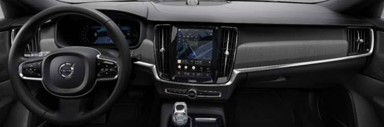 Volvo V90 Steering Wheel And Dashboard