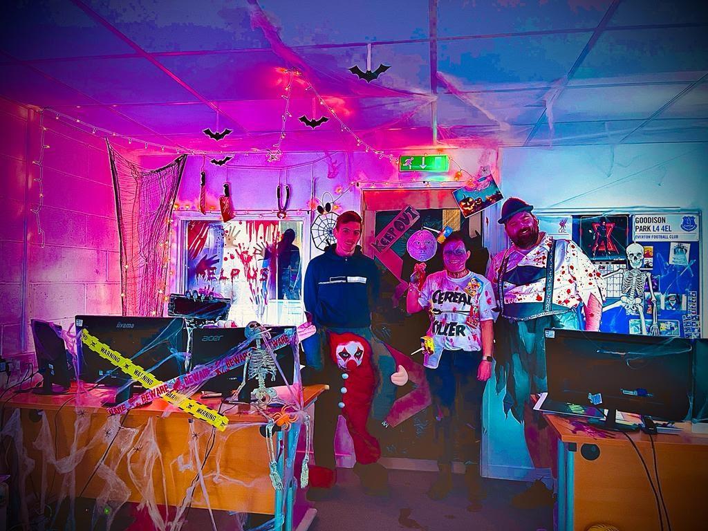 The TPS team embrace Halloween!