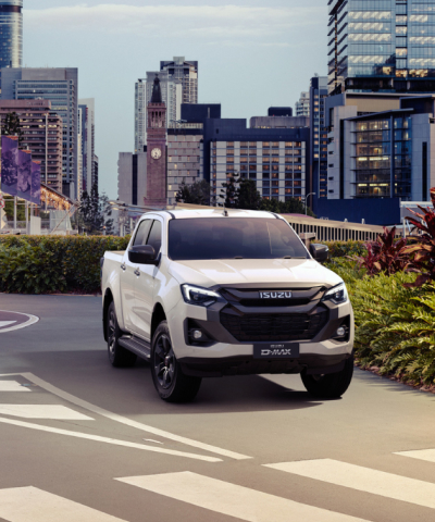 White Isuzu
