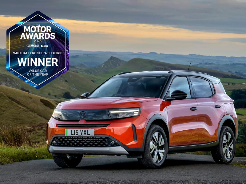 VAUXHALL FRONTERA AWARDED ‘VALUE CAR OF THE YEAR’ AT NEWS UK MOTOR AWARDS 2025