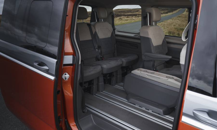 New Volkswagen Multivan back seats