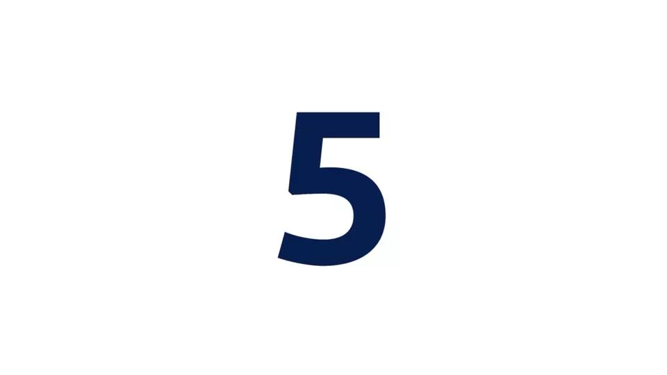 Number 5 Symbol