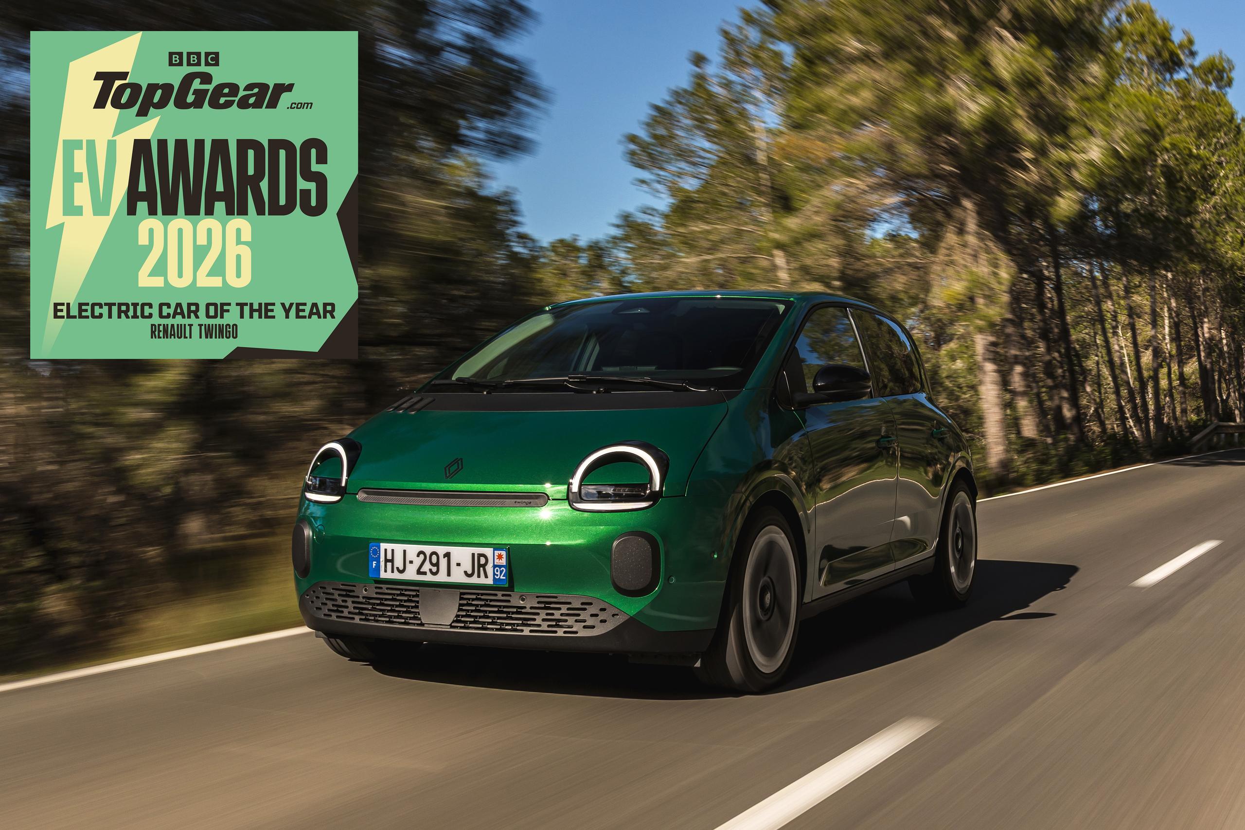 RENAULT TWINGO E-TECH ELECTRIC WINS ‘ELECTRIC CAR OF THE YEAR’ AT THE TOPGEAR.COM EV AWARDS 2026, MAKING IT BACK-TO-BACK WINS OF THE TOP AWARD FOR RENAULT