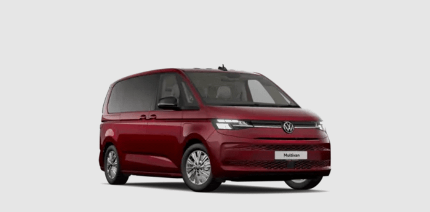 New Red Volkswagen Multivan Life