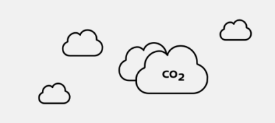 Clouds with one labelled CO2