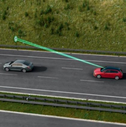 Skoda Scala Traffic sign recognition