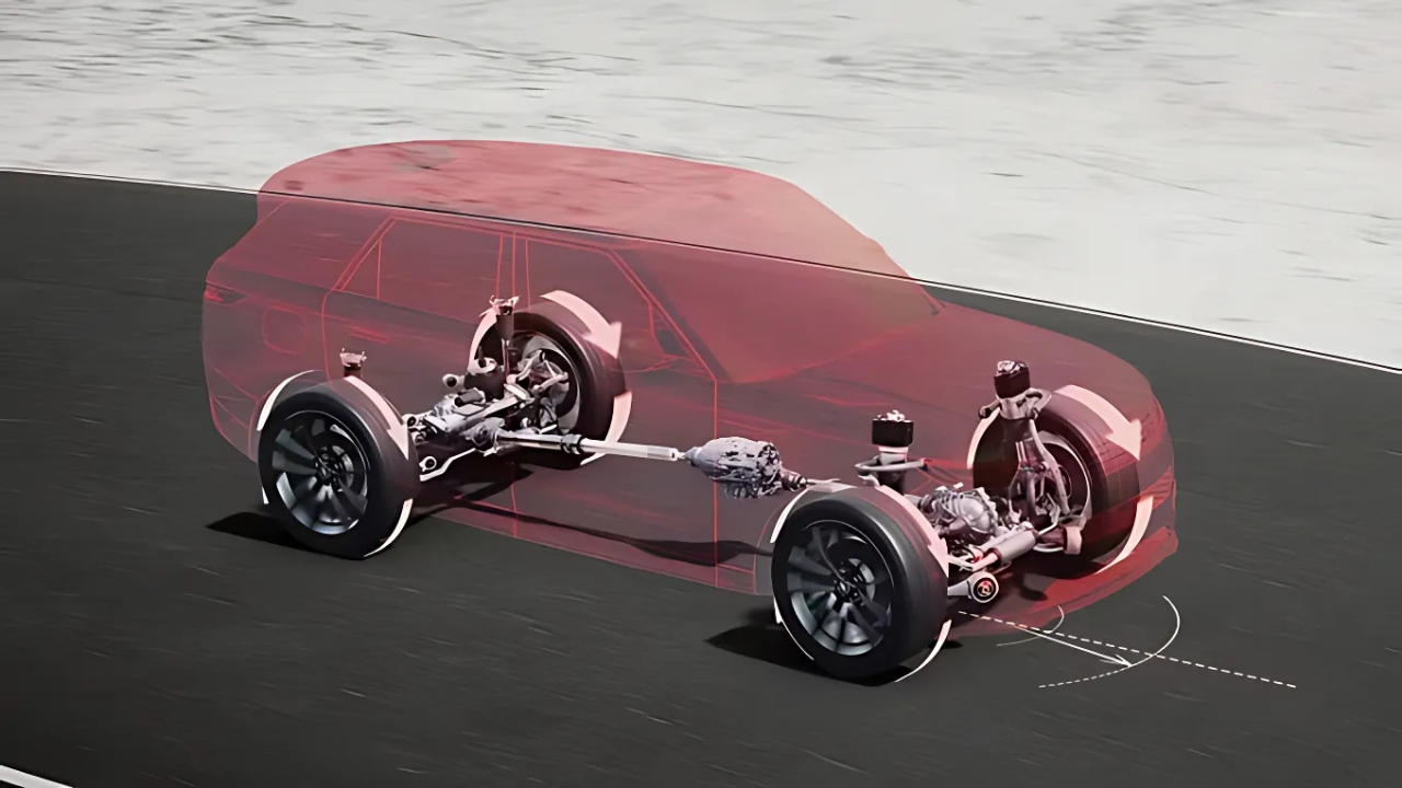 Range Rover Sport Handling illustration.